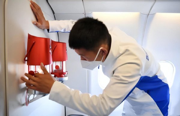 奥运圣火怎么上飞机