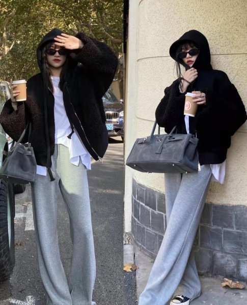 深灰色裤子配什么颜色上衣好看