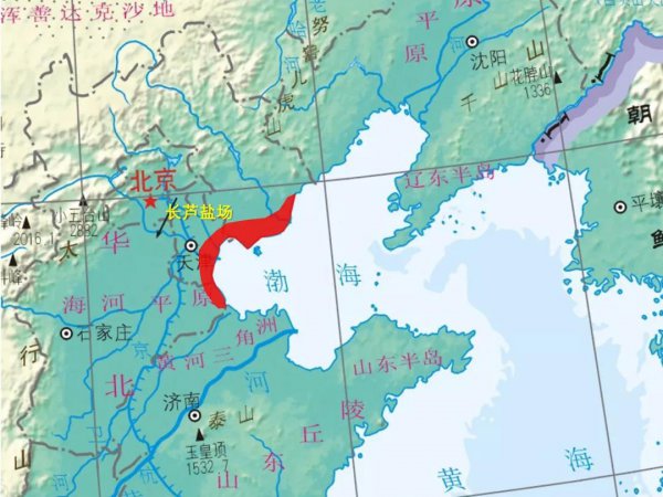 中国四大盐场名称及形成条件