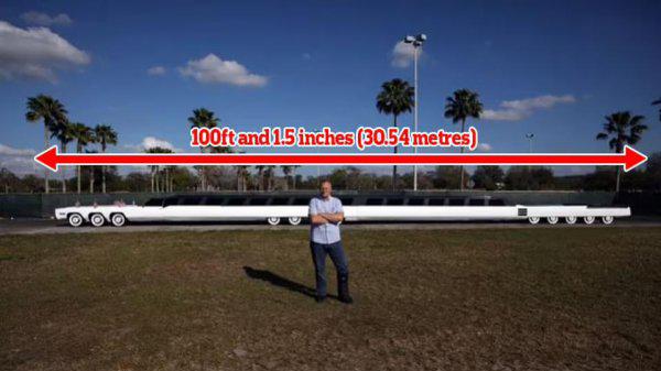 世界上最长的汽车有多长