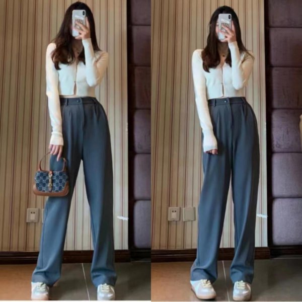 灰裤子搭配什么上衣和鞋子