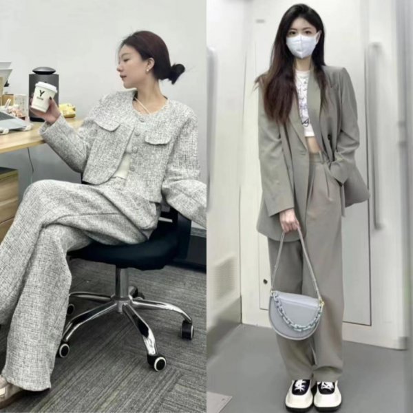 灰裤子搭配什么上衣和鞋子