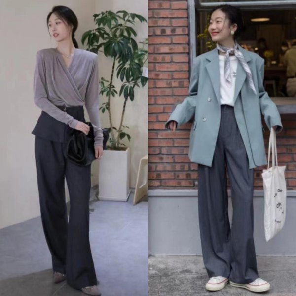 灰裤子搭配什么上衣和鞋子