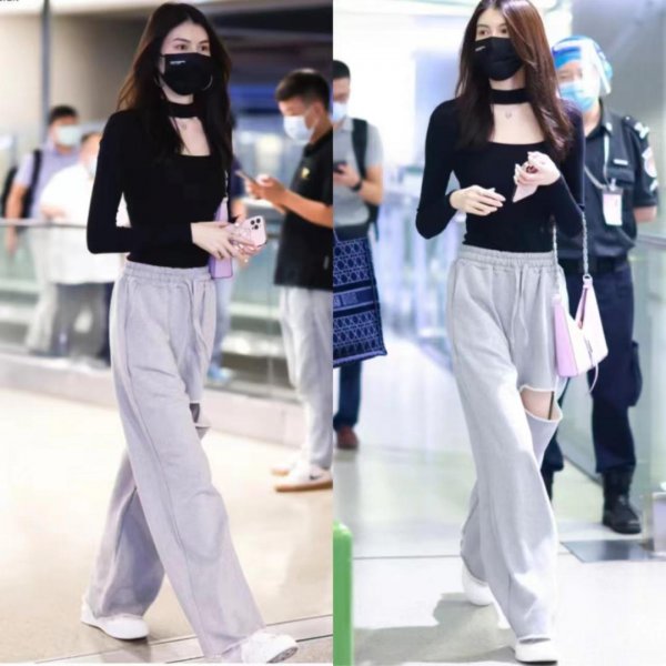 灰裤子搭配什么上衣和鞋子