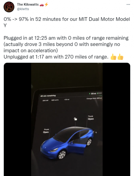 新款特斯拉充电一次要多久