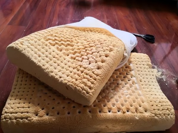 乳胶枕变黄变硬掉渣还能用吗