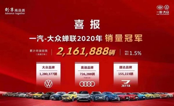 一汽大众有哪些车型及价格