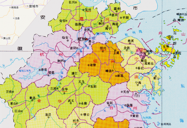 嘉兴市有几个区几个县