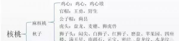 文玩核桃50种大全