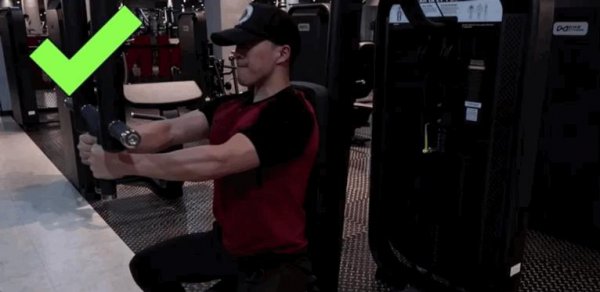 蝴蝶机夹胸的正确和错误做法