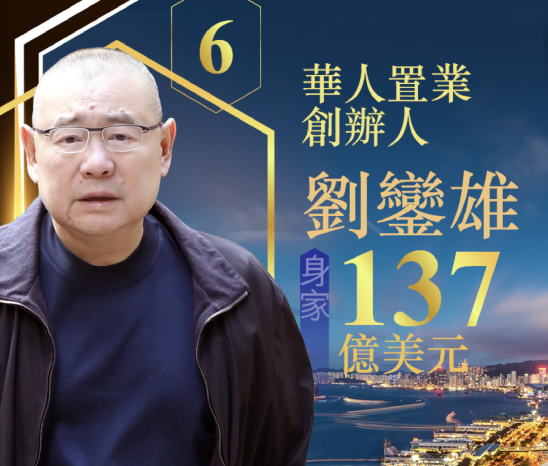 香港首富排名前十名是谁