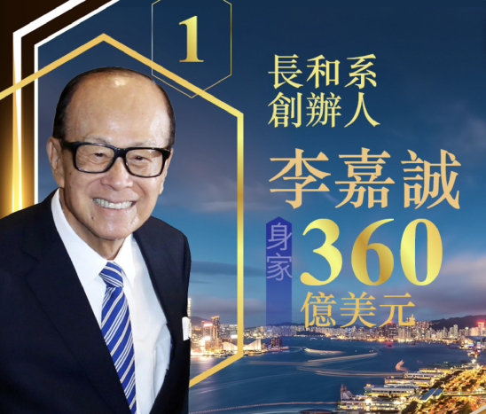 香港首富排名前十名是谁