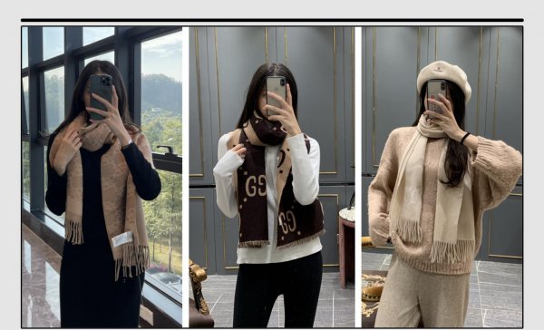 围巾的系法图解