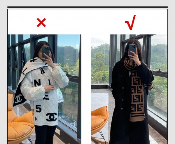 围巾的系法图解