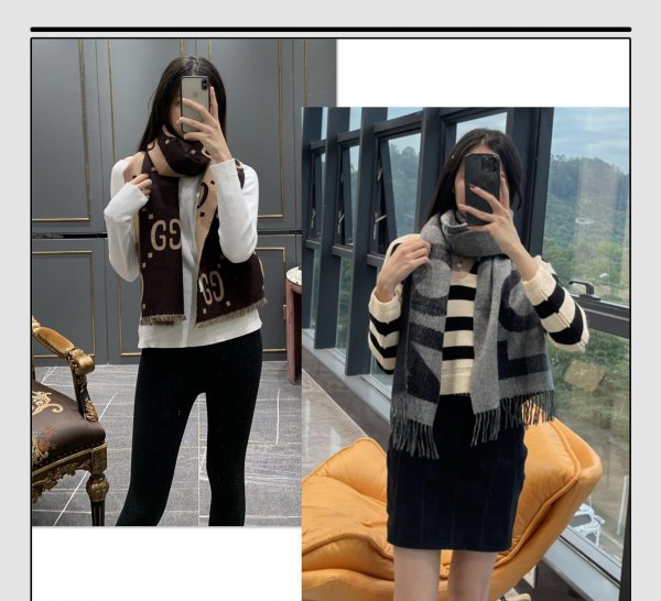 围巾的系法图解