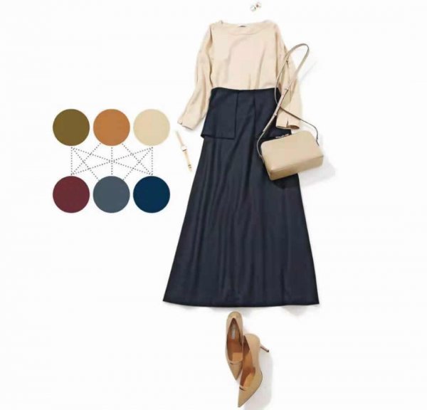 衣服颜色搭配表