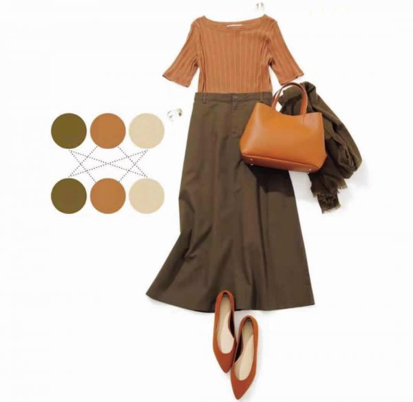 衣服颜色搭配表