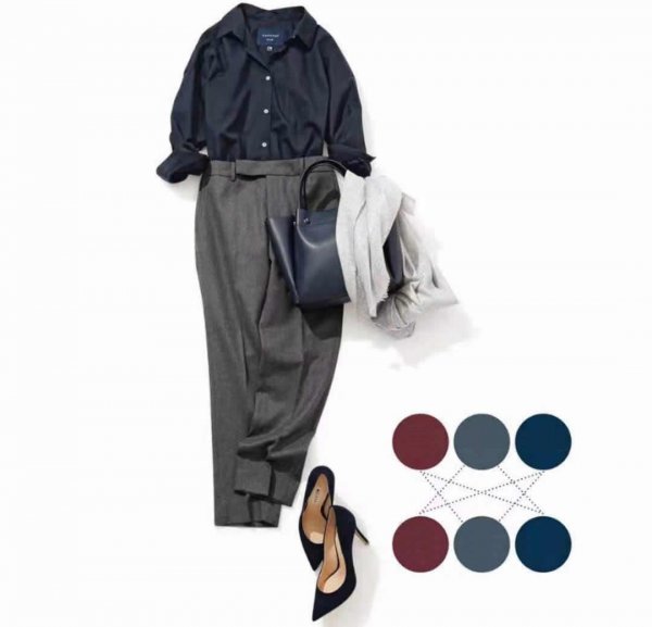 衣服颜色搭配表