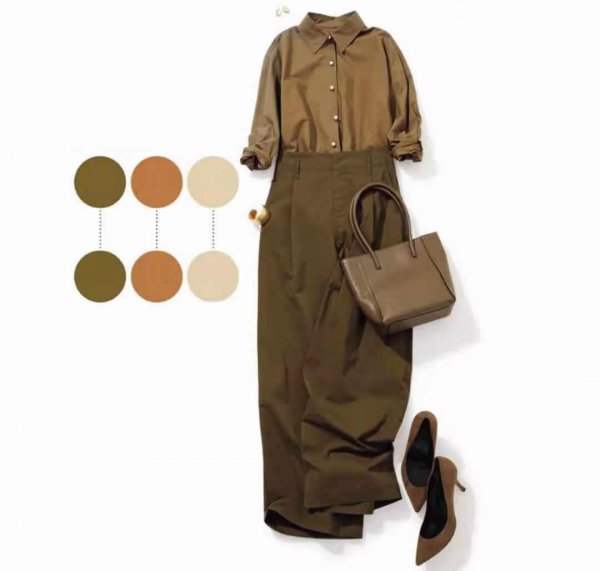 衣服颜色搭配表