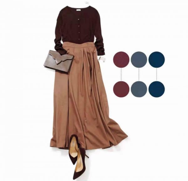 衣服颜色搭配表