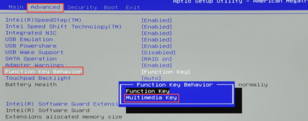 笔记本上的f1-f12键怎么开启