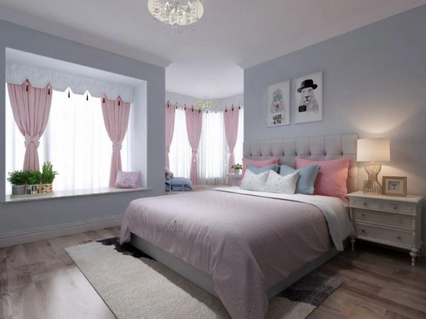 卧室刷什么颜色的乳胶漆好看效果图