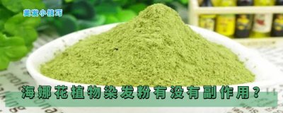 海娜粉染发有危害吗 海娜花植物染发粉对身体有副作用吗