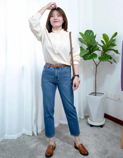 胖人穿什么裤子好看显瘦