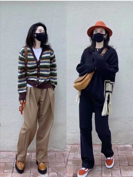 卡其色裤子搭配什么上衣好看