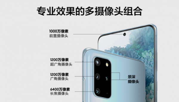 三星s20和s20+的区别参数图