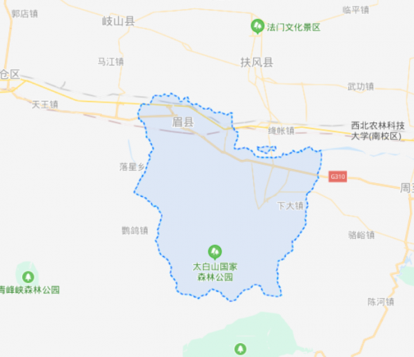 眉县在哪个省哪个市