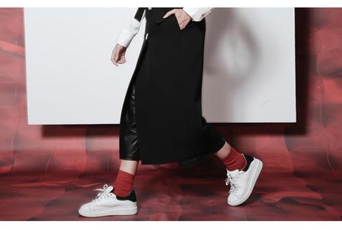 堆堆袜怎么穿好看不显腿粗