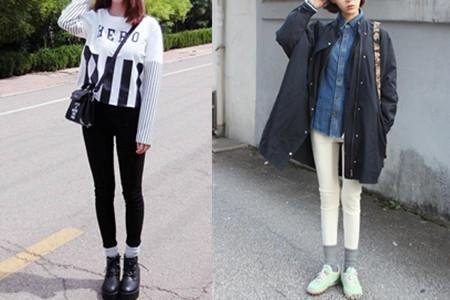 堆堆袜怎么穿好看不显腿粗