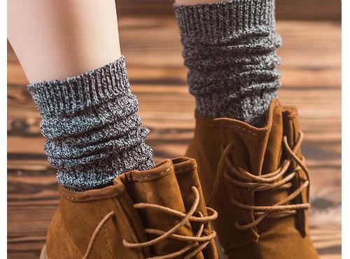 堆堆袜怎么穿好看不显腿粗