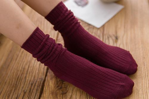 堆堆袜怎么穿好看不显腿粗