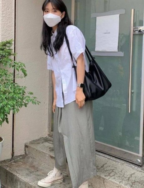 阔腿裤配什么上衣好看