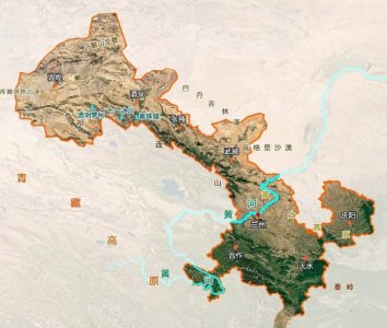 甘肃省有多少个市和县 甘肃下辖17个城市人口及面积