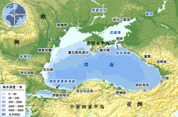 土耳其海峡地理位置