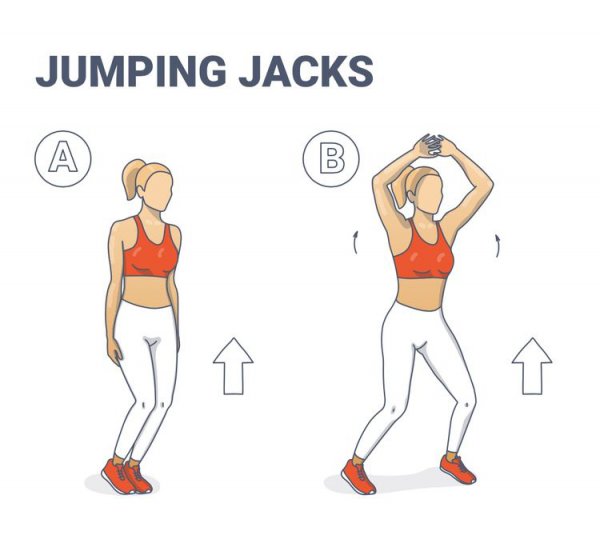 开合跳每天多少个合适