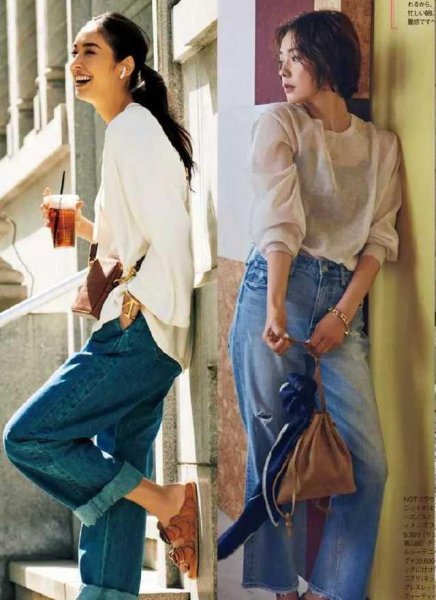 矮个子中年女人穿搭图