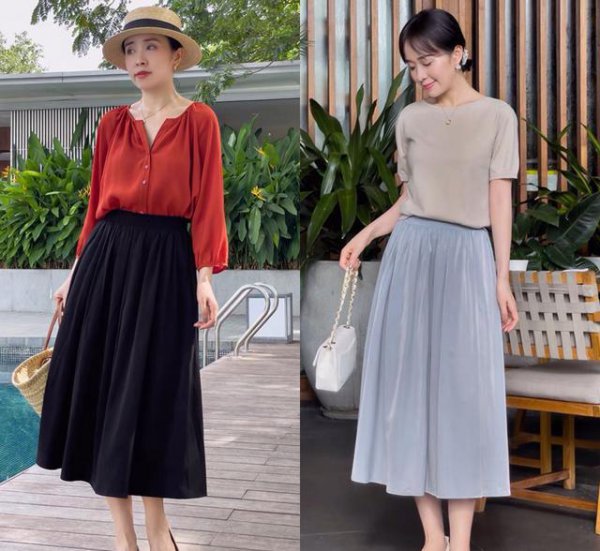 矮个子中年女人穿搭图