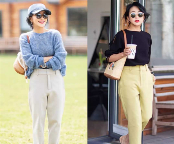 矮个子中年女人穿搭图