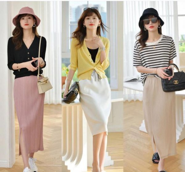 矮个子中年女人穿搭图