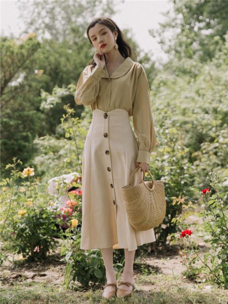 适合日常通勤的法式衬衫穿搭