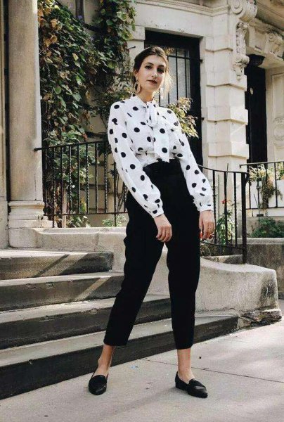 适合日常通勤的法式衬衫穿搭