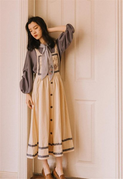 适合日常通勤的法式衬衫穿搭