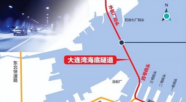 大连海底隧道从哪到哪