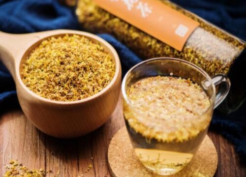 桂花茶的制作方法和步骤