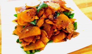 干煸土豆片的家常做法 正宗干煸土豆片的做法