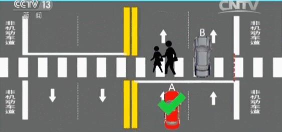 礼让行人怎么界定图解